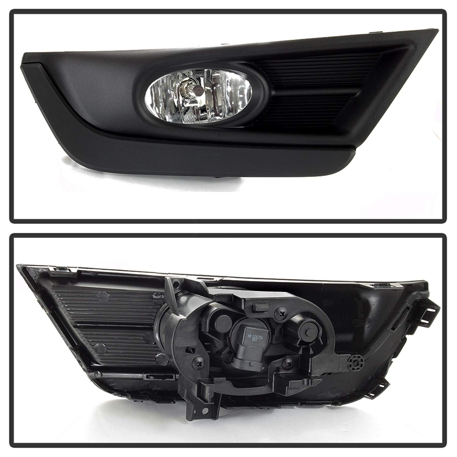 Honda CRV 2017-2018 Spyder 5084903 Fog Lights W/Switch and Cover - Clear