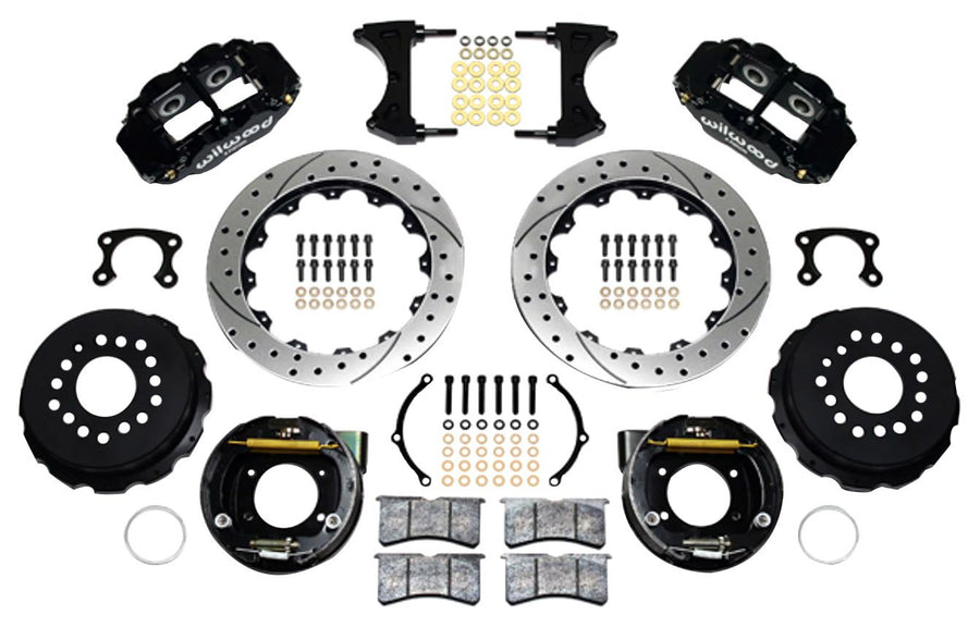 Rear P-Brk Kit, FNSL4R, 12.88", Drilled
