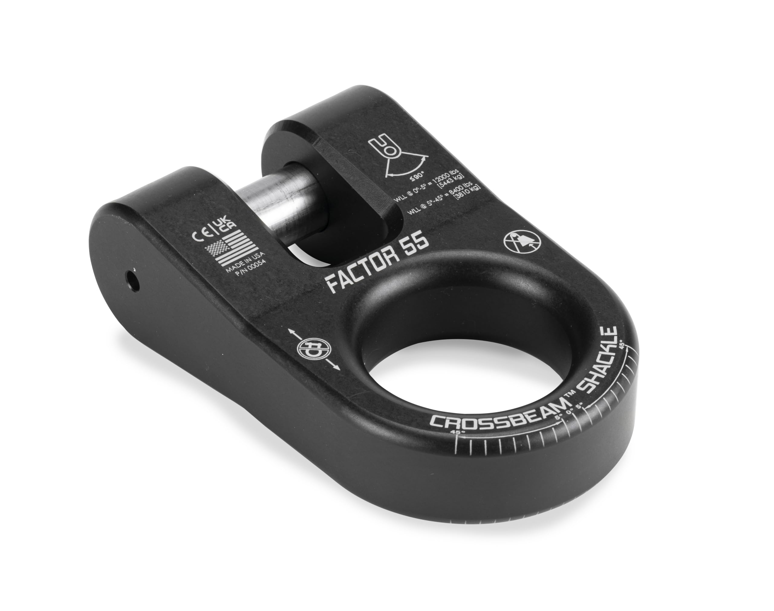 CROSSBEAM SHACKLE BLACK - Factor 55-00054-04