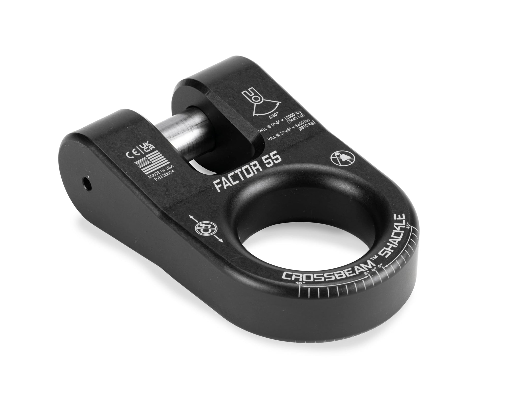 CROSSBEAM SHACKLE BLACK - Factor 55-00054-04