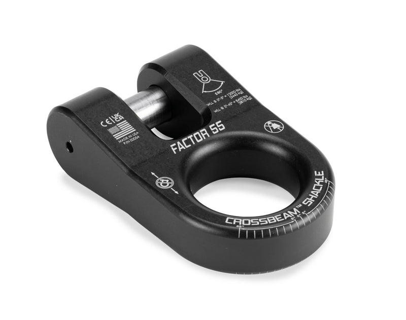 CROSSBEAM SHACKLE BLACK - Factor 55-00054-04