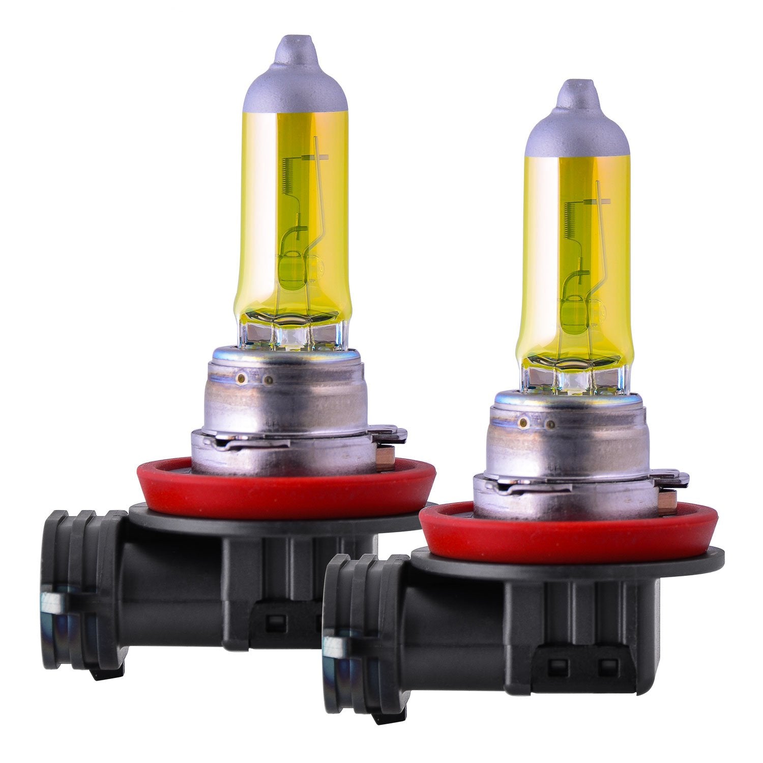 22-13408 PIAA Solar Yellow H8 Light Bulb (2500K - 12V 35W), 2 Pack
