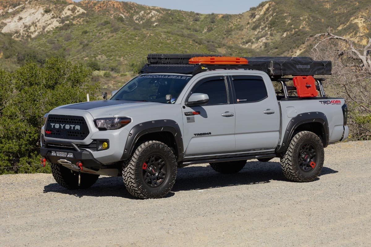 Defender Fender Flares Rough Country for 2016-2023 Toyota Tacoma - A-T11621