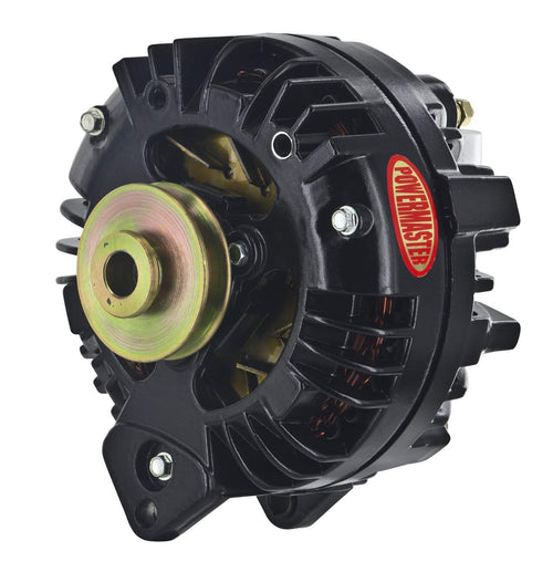 Alternator Powermaster 57519 (Chrysler Black 100A 1V Pulley Squareback Double field Ext Regulated), 1 Pack
