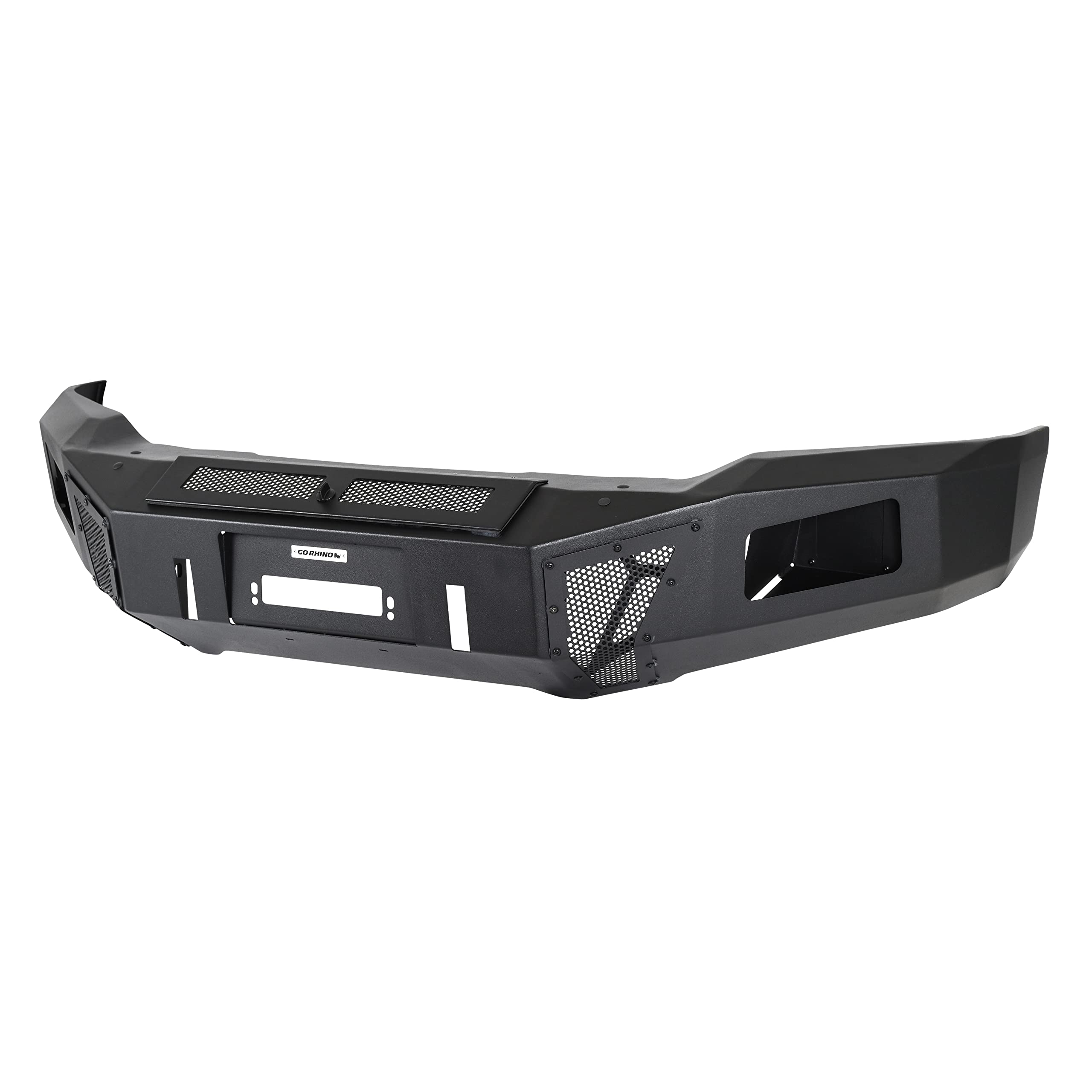 Go Rhino Front Bumper BR6 | Mild Steel, Textured Black | 24397T | Fits 2018 - 2020 Ford F-150 (Excludes Models with Active Park Assist & Adaptive Cruise Control)