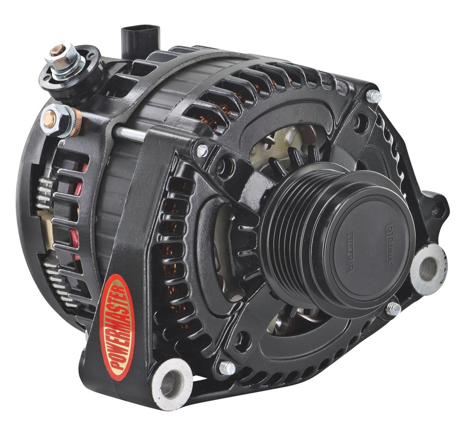 51794 Powermaster Alt Denso Black 245A GM Corvette Decoup