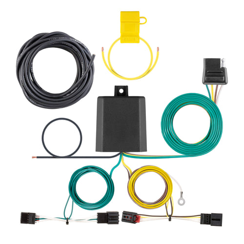 4-Pin CURT Vehicle-Side Custom Trailer Wiring Harness, Fits Select Volkswagen Golf Alltrack
