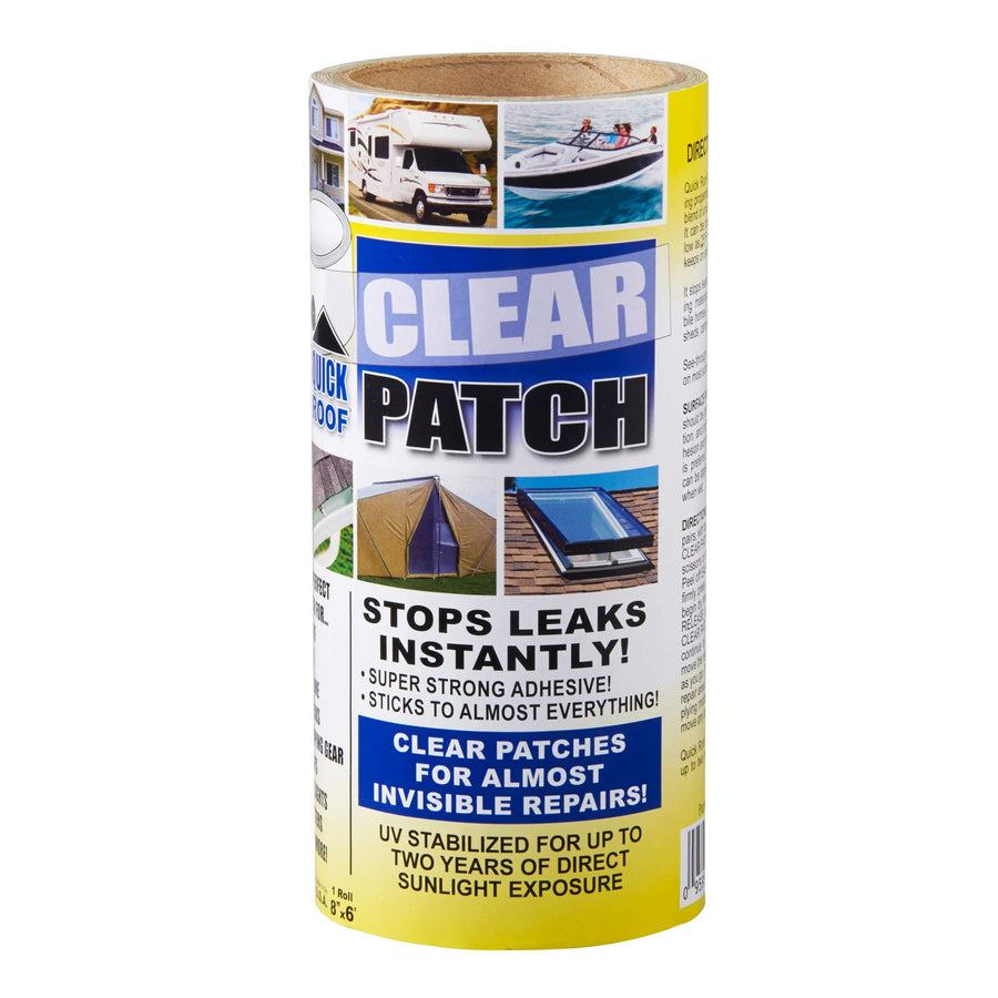 QRCP86 Quick Roof Clear Patch-8" x 6" Cofair Products
