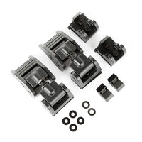 Hood Catch Kit, Rugged Ridge | Textured Black | 11210.17 | Fits 2007-2018 Jeep Wrangler JK