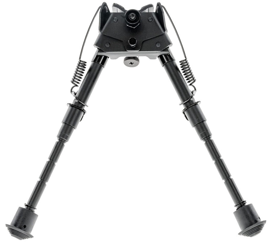 Caldwell XLA Bipod Fixed 6" - 9" with Adjustable Notched Legs and Slim Folding Design for Easy Transport, Rifle Stability, and Target Shooting, Black