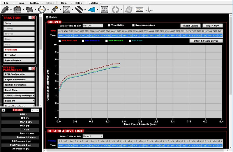 EFI Holley 555-100 Time-Based Traction Management