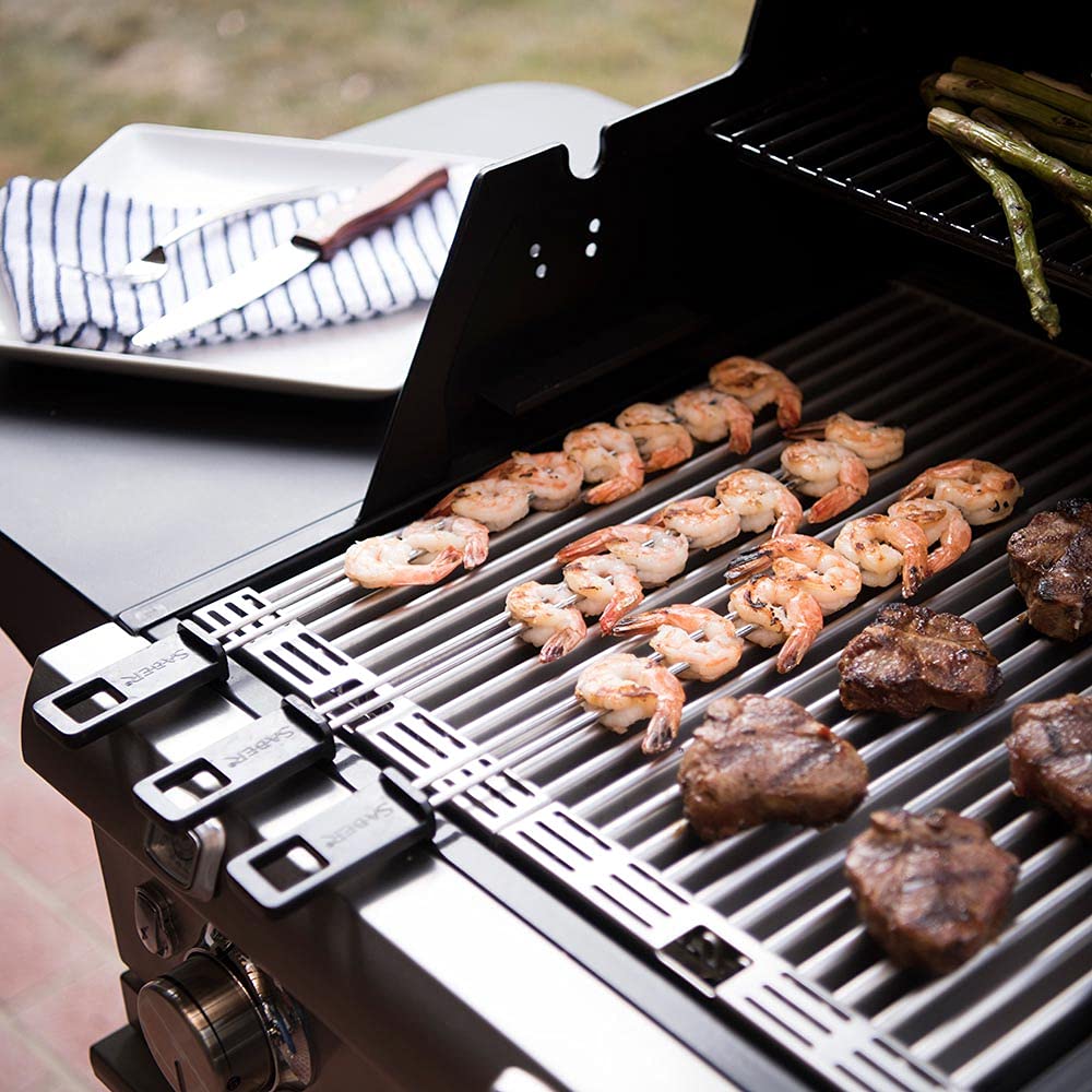 2-Burner Saber Grills Cart Grill, Black R33CC1017