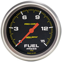 Auto Meter Pro-Comp 5461 Electric Fuel Pressure Gauge