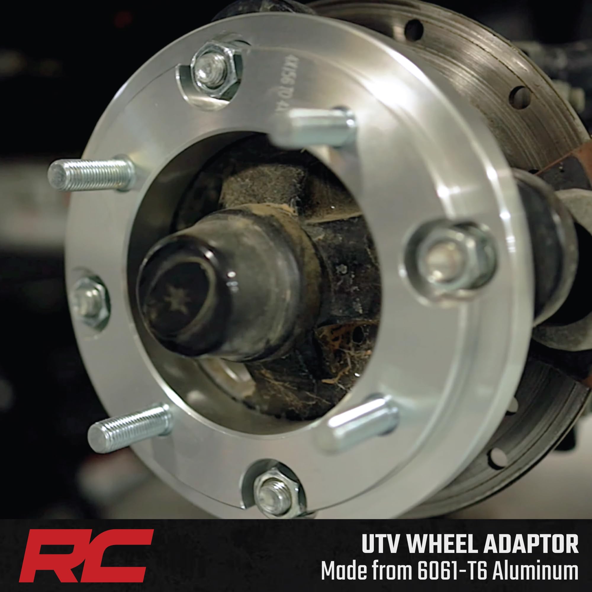 4x156mm Rough Country to 4x136/137mm Wheel Adapters for Polaris UTV's -10097