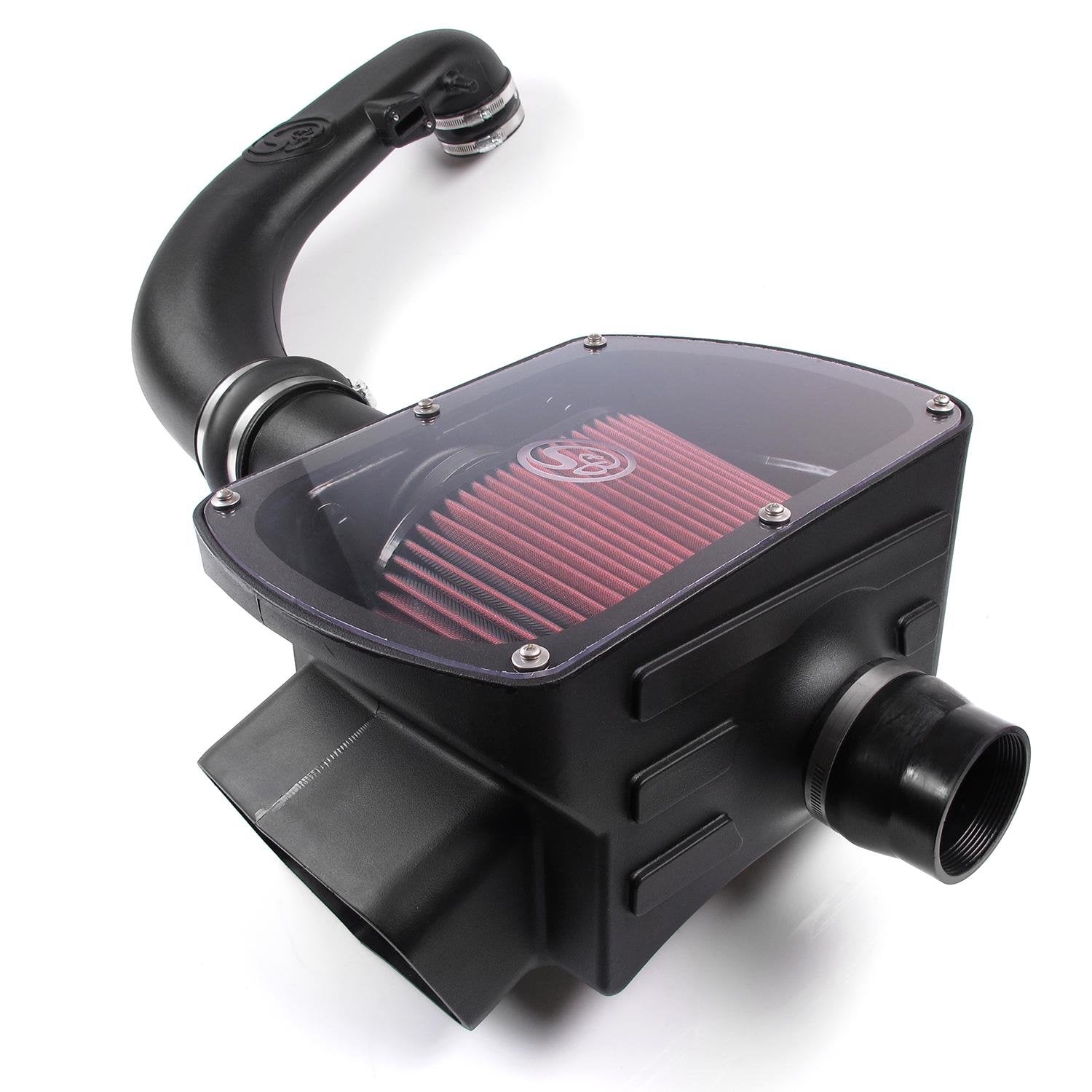 Cold Air Intake S&B Filters 75-5016 For 2005-2008 Ford F-150 5.4L (Oiled Cleanable, 8-ply Cotton Filter)