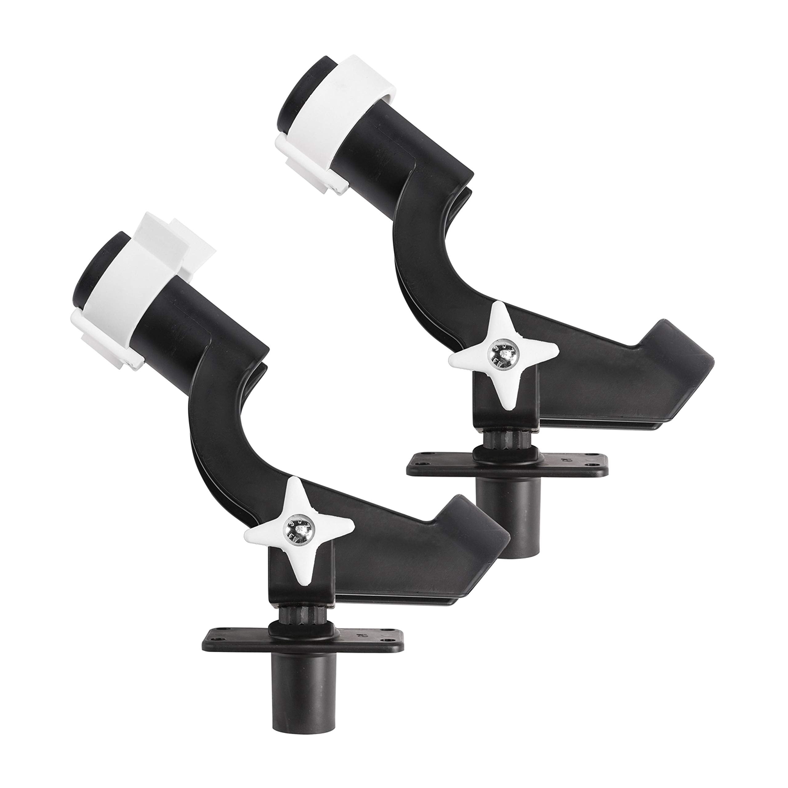 6040 Wise Rod Tender with Flush Mount - Twin Pack, Black