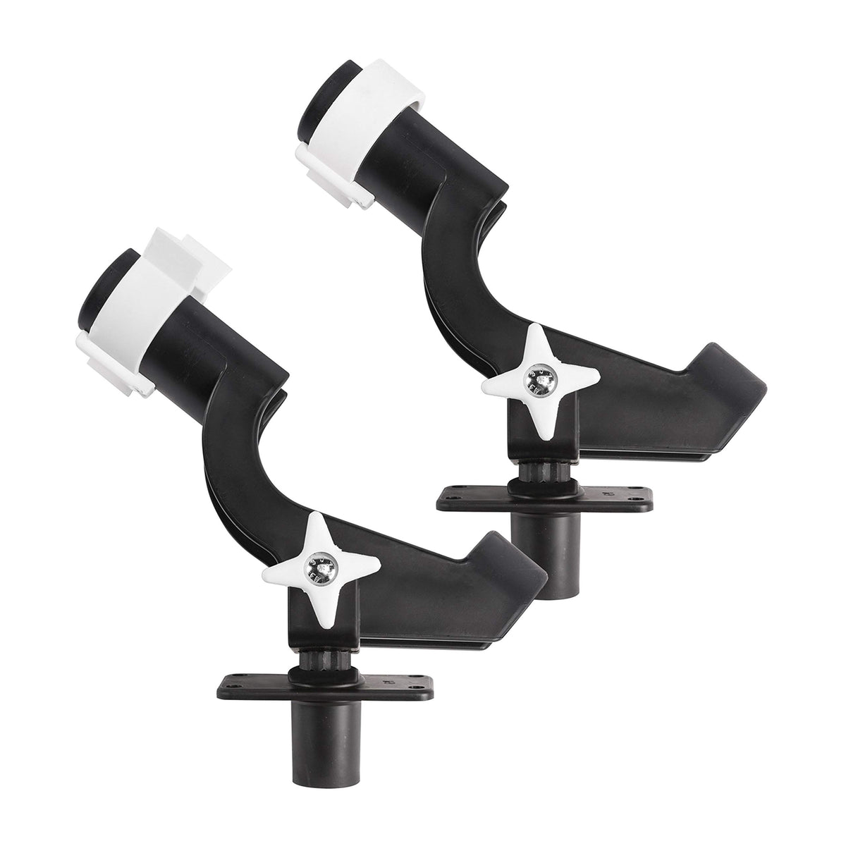 6040 Wise Rod Tender with Flush Mount - Twin Pack, Black