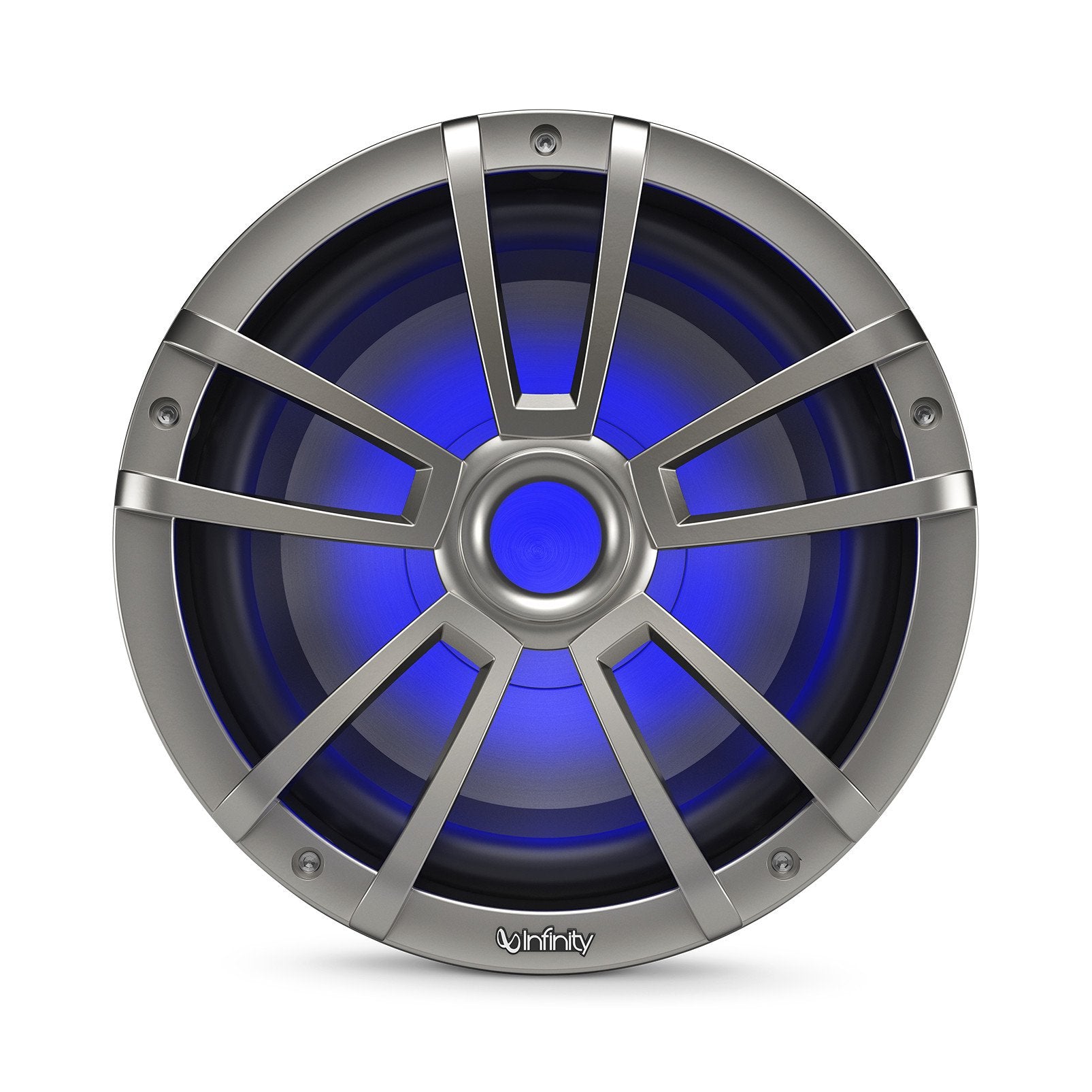 10 Inch Infinity 1022MLT Marine RGB LED Subwoofer - Titanium