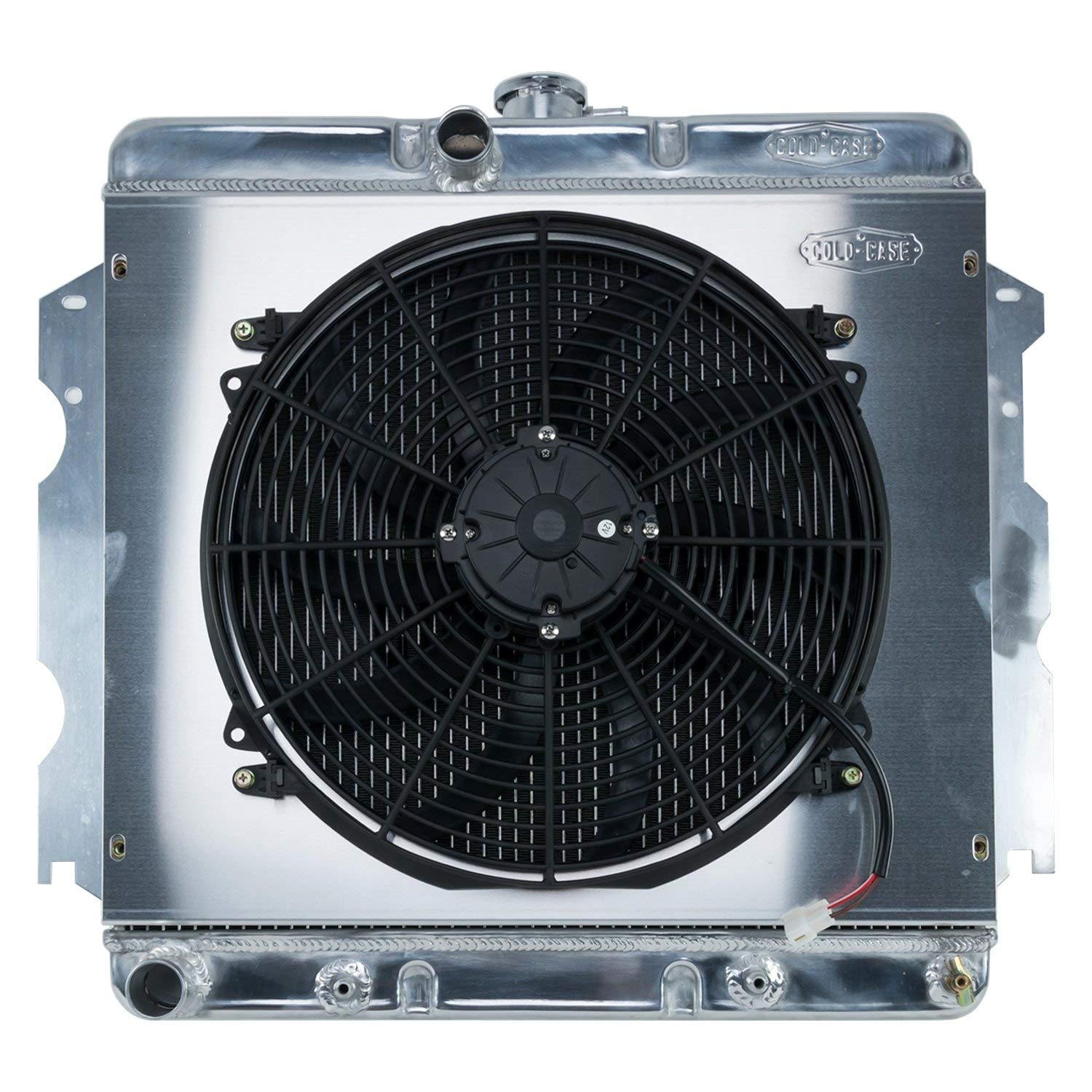 A,B,C,E Body 62-74 Aluminum Performance Radiator And 16 Inch Fan Kit AT 18x22 Inch Cold Case Radiators