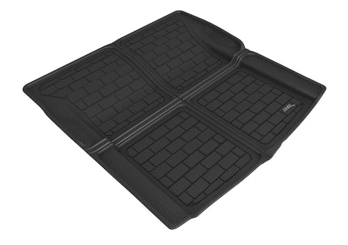 3D MAXpider Kagu Black Cross Fold Custom Fit Cargo Liner Compatible with Volvo S60 with Spare 2019-2025