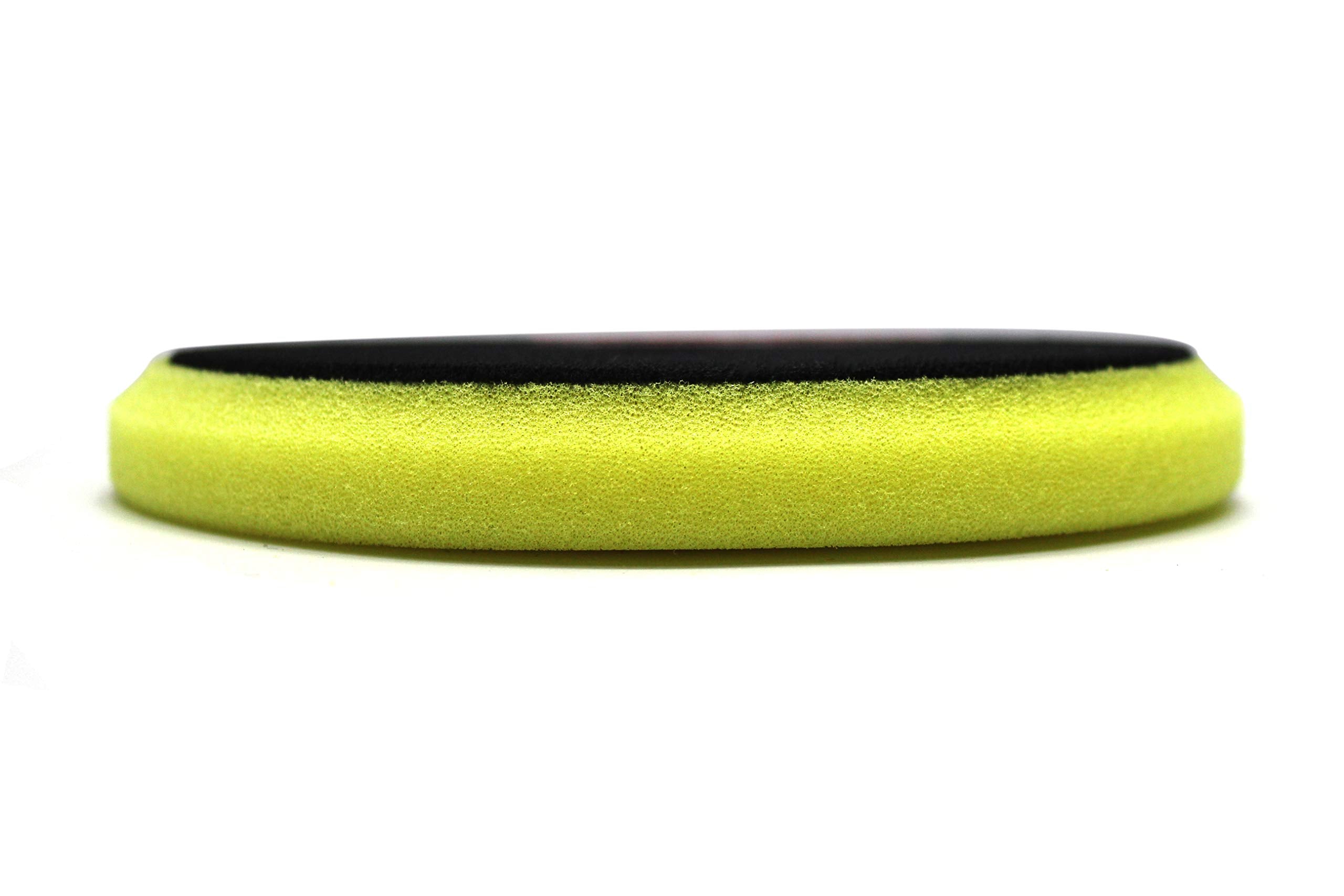 6" Maxshine Universal Yellow Polishing Foam Pad – Professional Detailing Pad for Cutting, Polishing & Finishing – Bendable, Washable & Reusable – Hook & Loop Backing