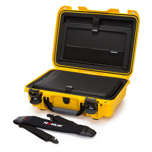 Hard Camera Case Nanuk 923 with Laptop Insert Kit, Yellow (923-LK04)