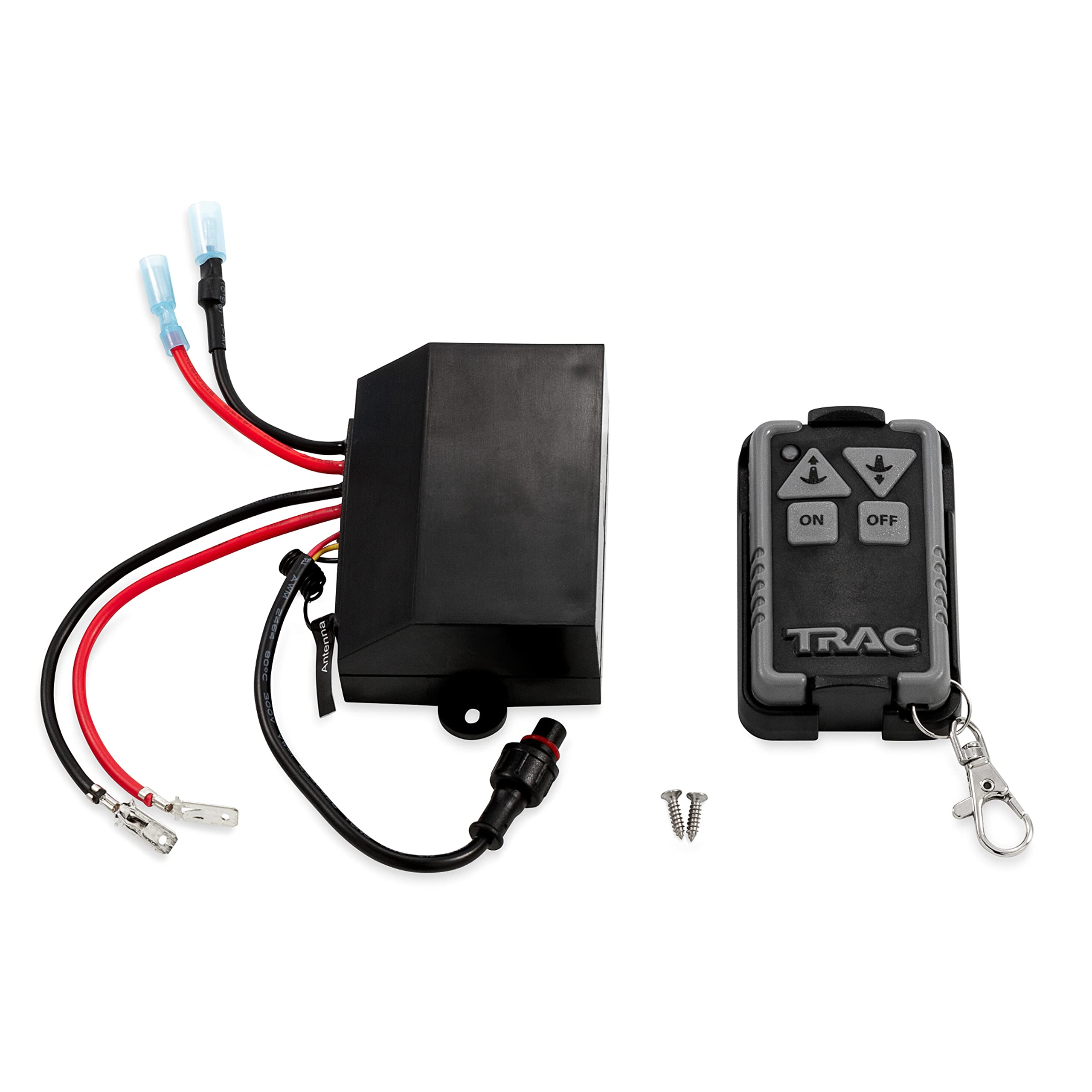 TRAC Outdoors Camco G3 Wireless Winch Remote Kit | Features Remote Control Push-Button Boat Anchor Winch Operation from Anywhere in the Boat | Includes Storage Bracket for Mounted Installation (69044)