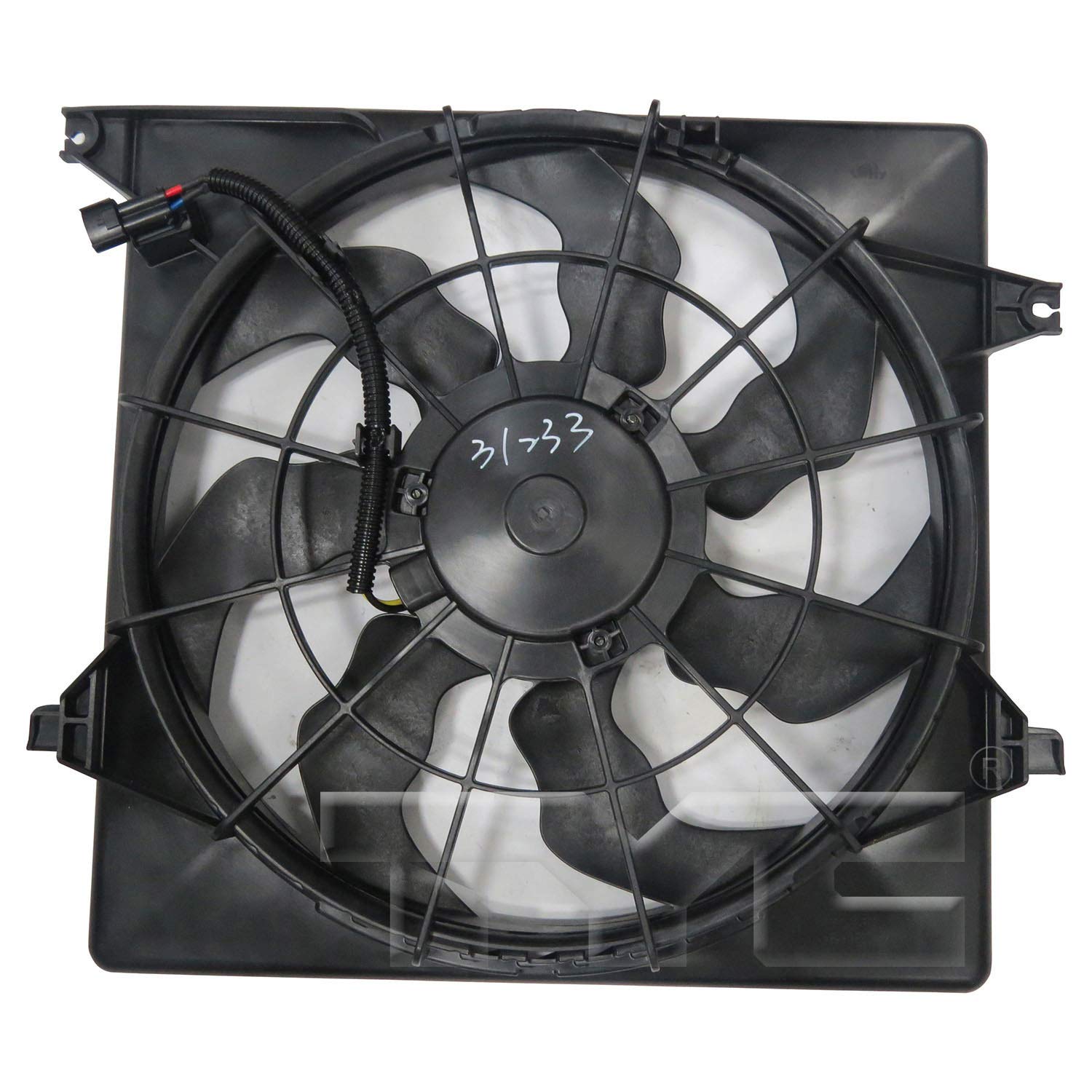 Replacement TYC 623860 Cooling Fan Assembly (KIA SORENTO)