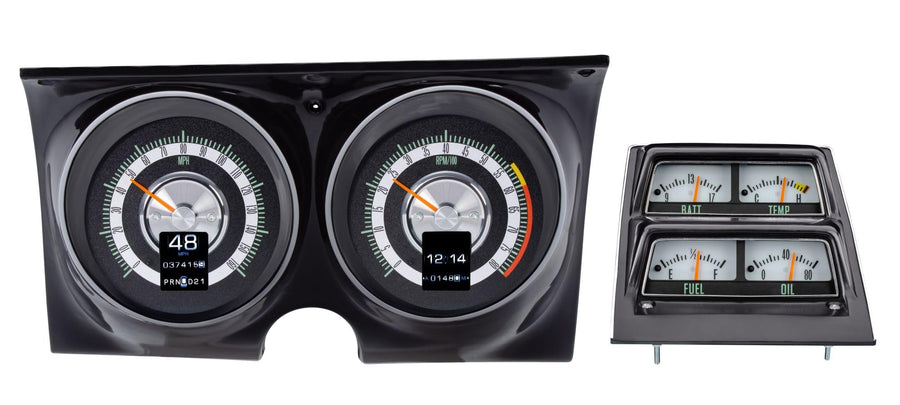 Dakota Digital Retrotech Gauge Instrument System RTX-68C-CAC-X Compatible with 1968 Camaro with Console Gauges