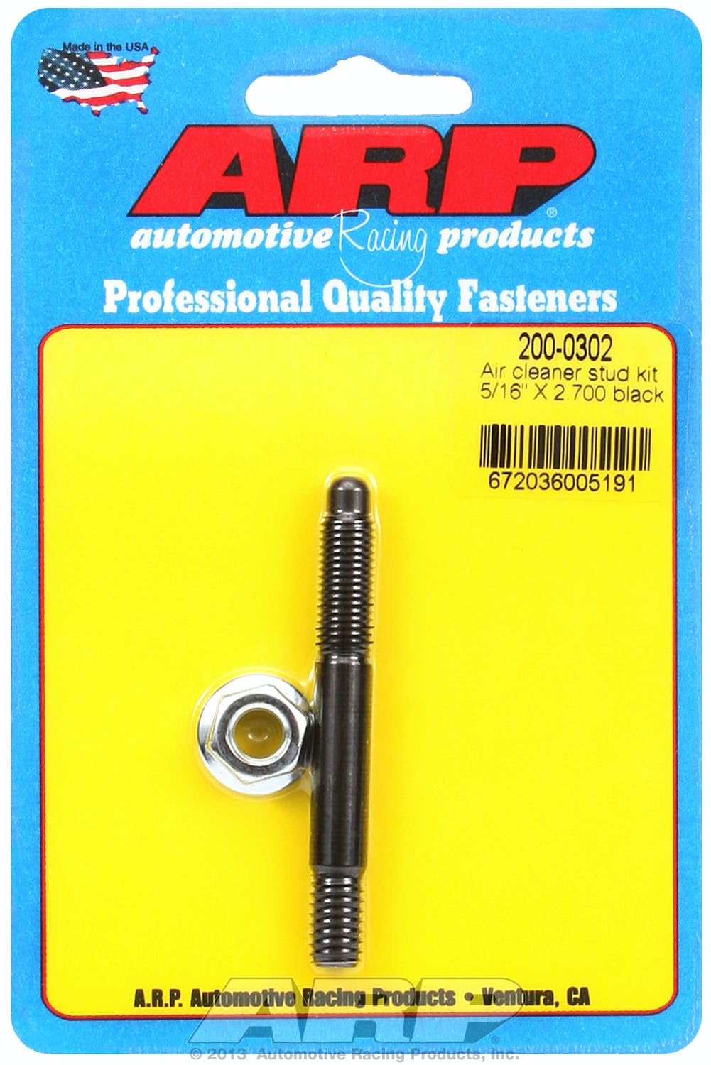 Air Cleaner ARP (200-0302) Stud Kit