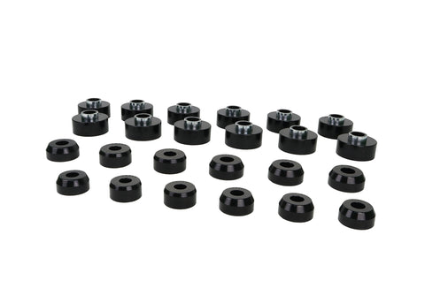 Black Nolathane Body Mount Bushing Kit REV220.0006