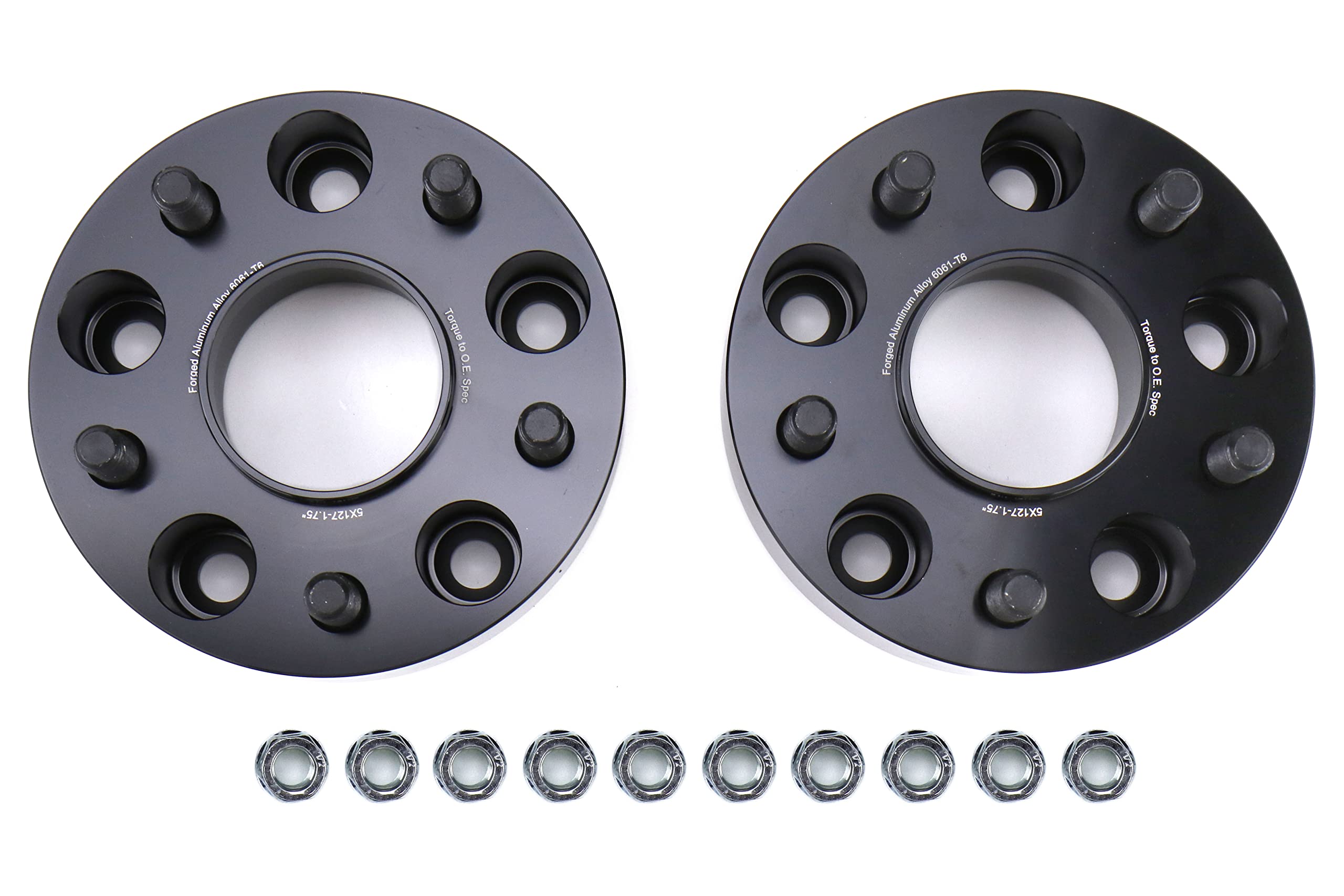 1.10217.2 FactionFab Wheel Spacer Set for Jeep JL 5x5 spacing 1.75" Thickness M14X1.5 Stud