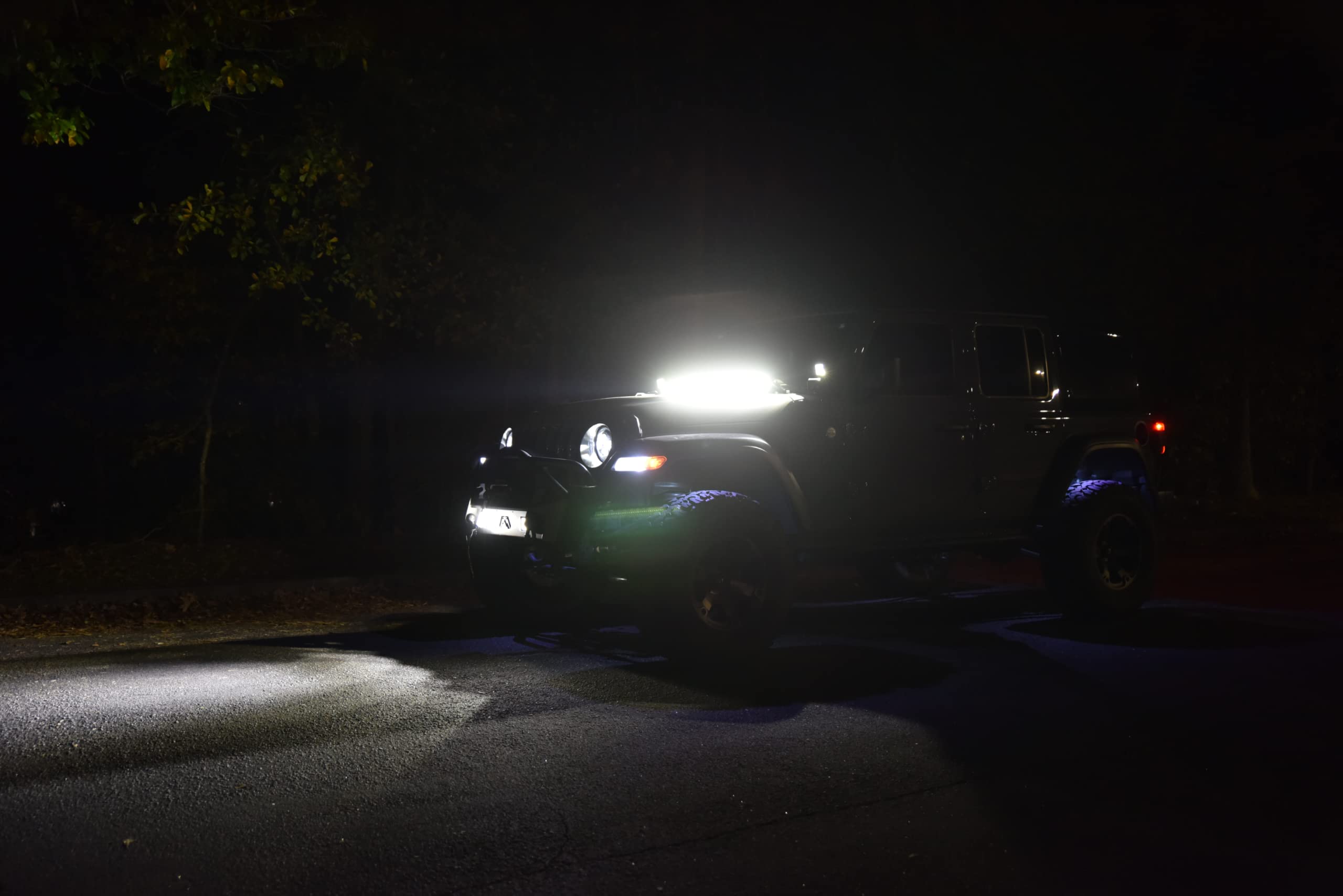HELLA 1FJ 358 176-321 LED-Spotlight - 40" Black Magic Slim Lightbar - 12/24V - mounting - Cable: 2000mm - Plug: Open Cable Ends