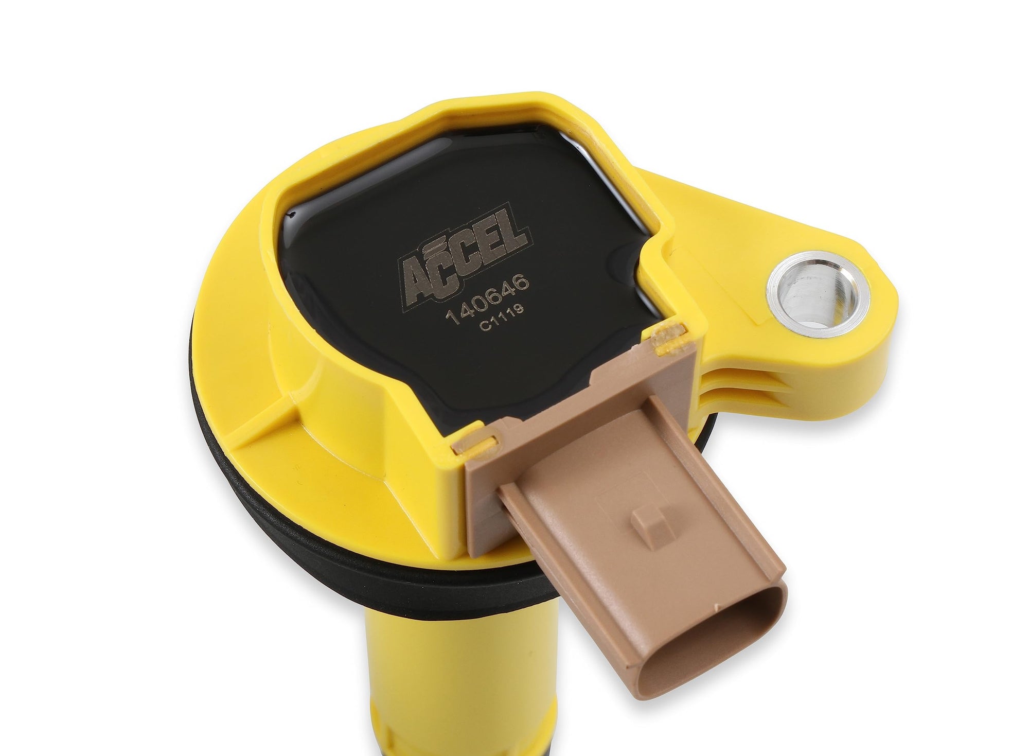 SuperCoil ACCEL 140646-6 Ignition Coil - Yellow - 6-Pack (3-Pin)