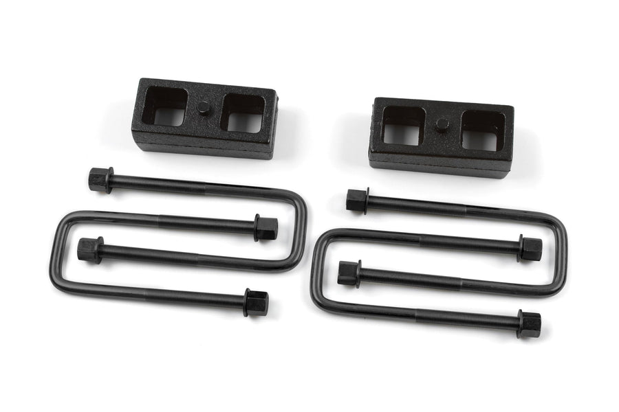 Zone 2" Lift Rear Block & U-Bolt Kit Zone Offroad T1209