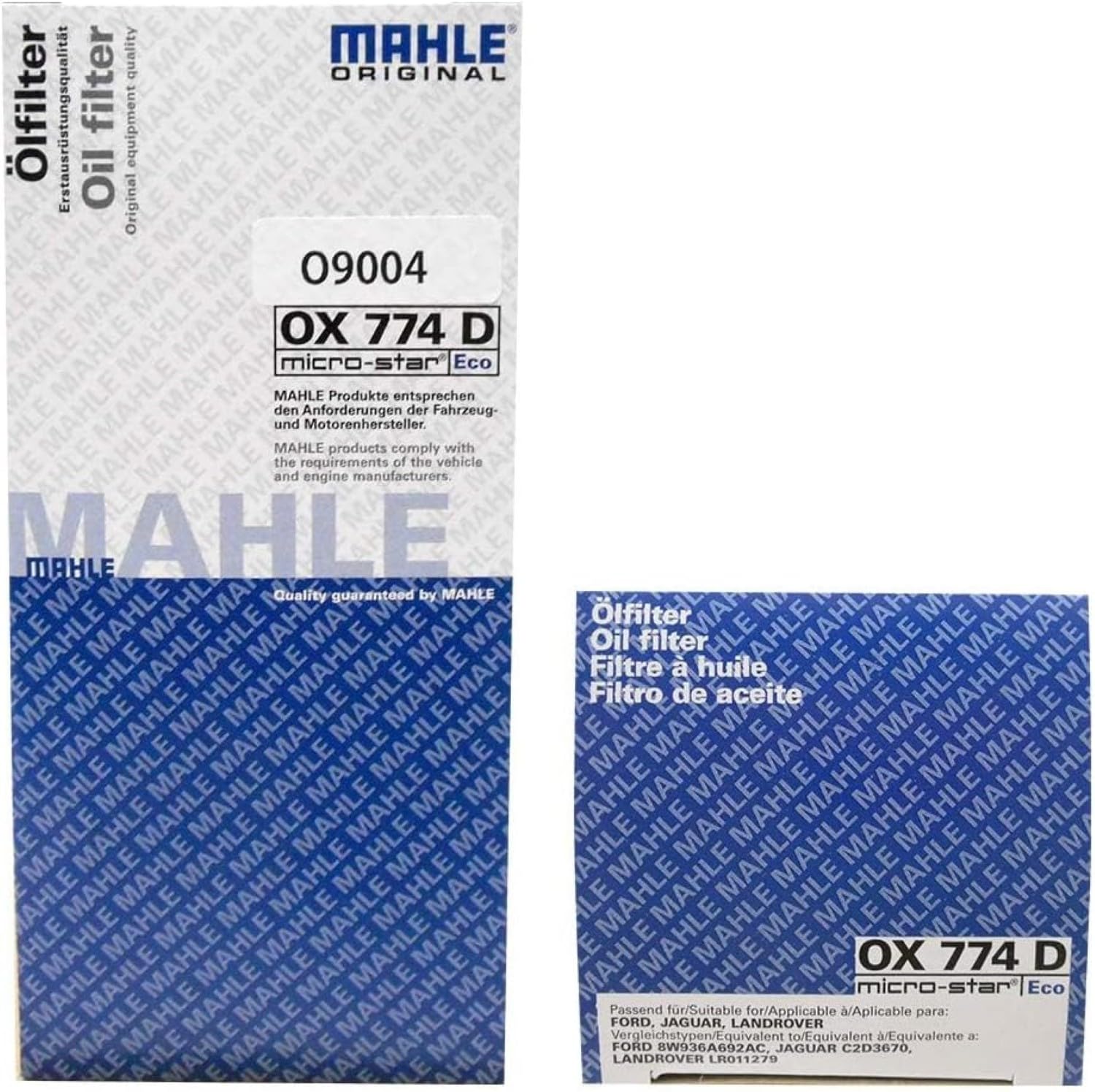 ECO MAHLE OX 774D Oil Filter