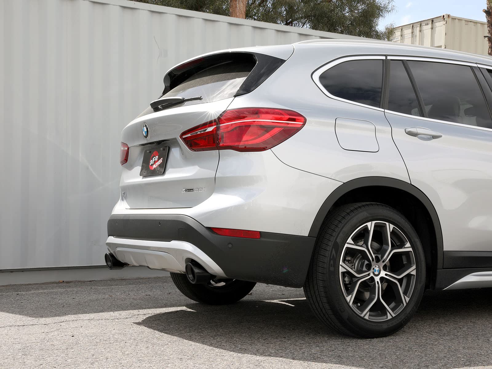 MACH Force-Xp aFe Power 49-36349-B 3 to 2-1/2 IN Stainless Steel Axle-Back Exhaust w/Black Tip, fits BMW X1 (F48) 15-21 L4-2.0L (t)