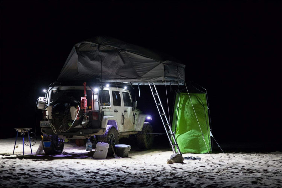 C2 LED Backup Flood System KC HiLiTES 1519 20W Single 200 Lumens 2700 Candela 104m Beam Distance 6000K LED Color 1.6 Amps Draw
