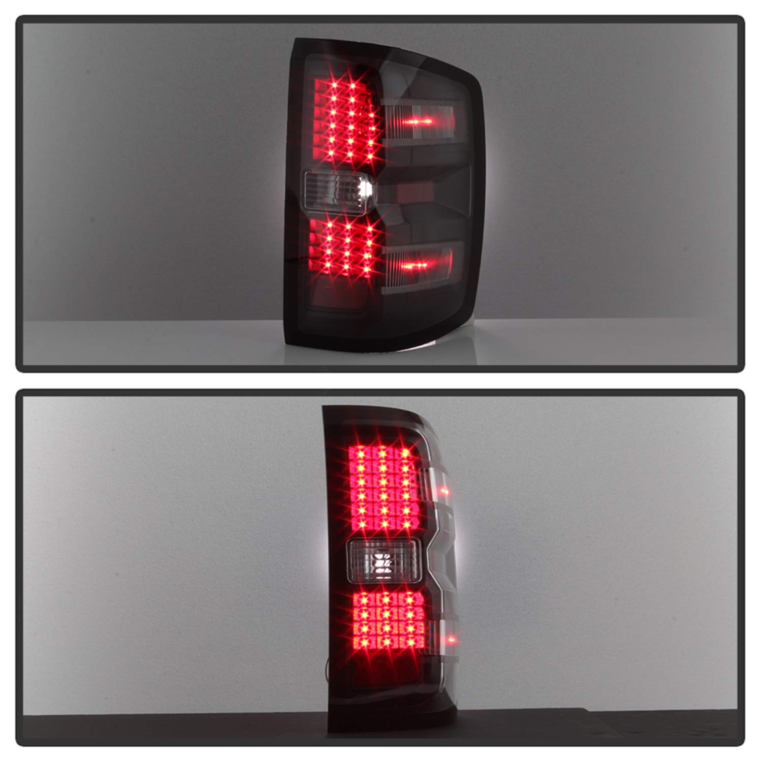 Chevy Gm Spyder 9036545 Auto Led Tail Lights Housing Black