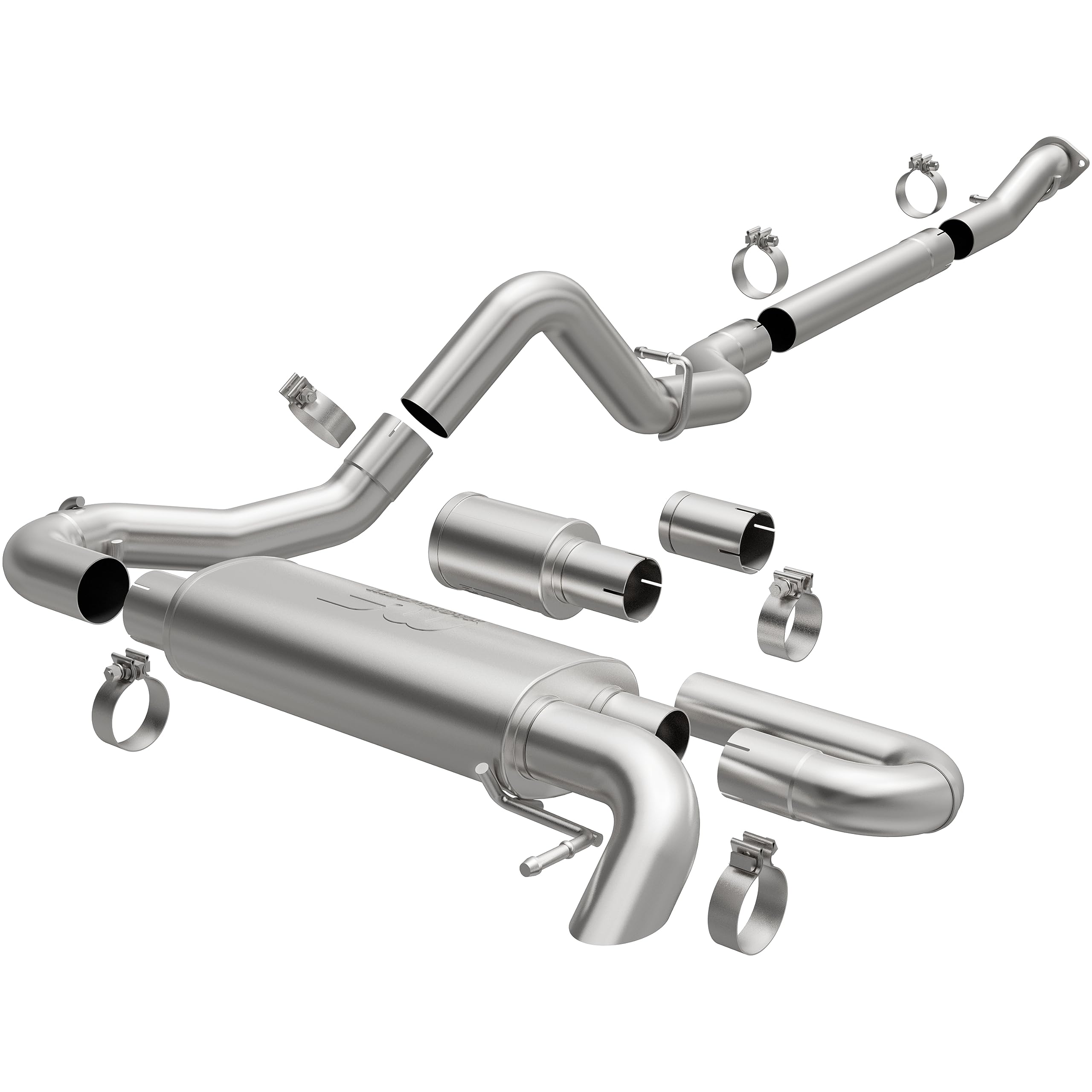 MagnaFlow Exhaust Performance System 19559: Cat-Back, Overland Series, For 2021-2024 Ford Bronco, Single Straight Passenger Side Rear Exit Style