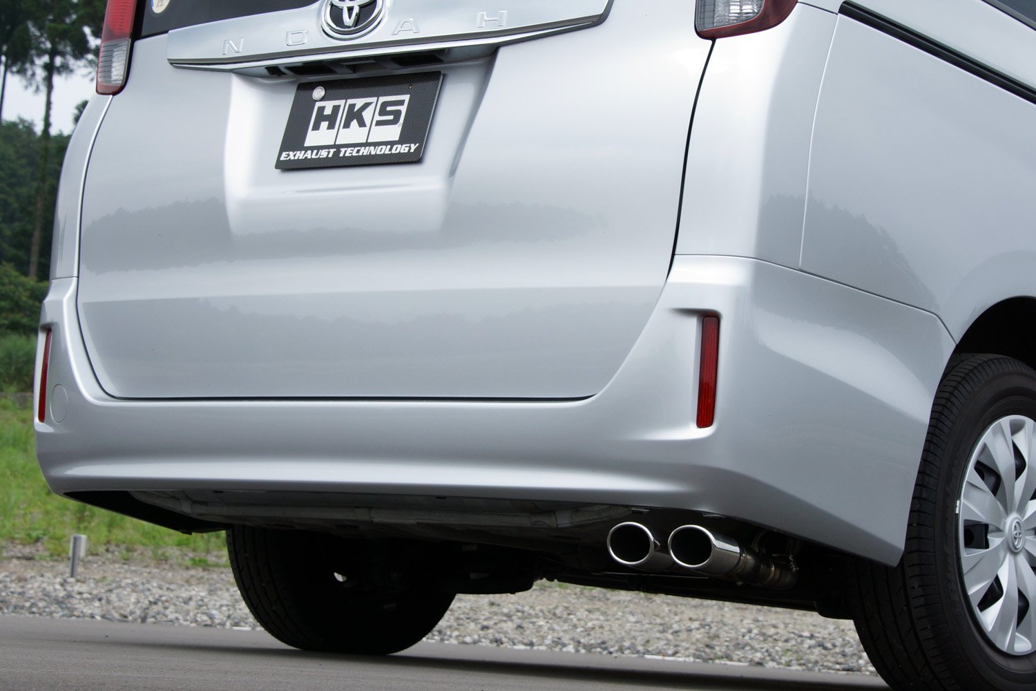 Muffler HKS 32018-AT043 (LEGAMAX Premium ZRR80G 3ZR-FAE N), 1 Pack, (N)