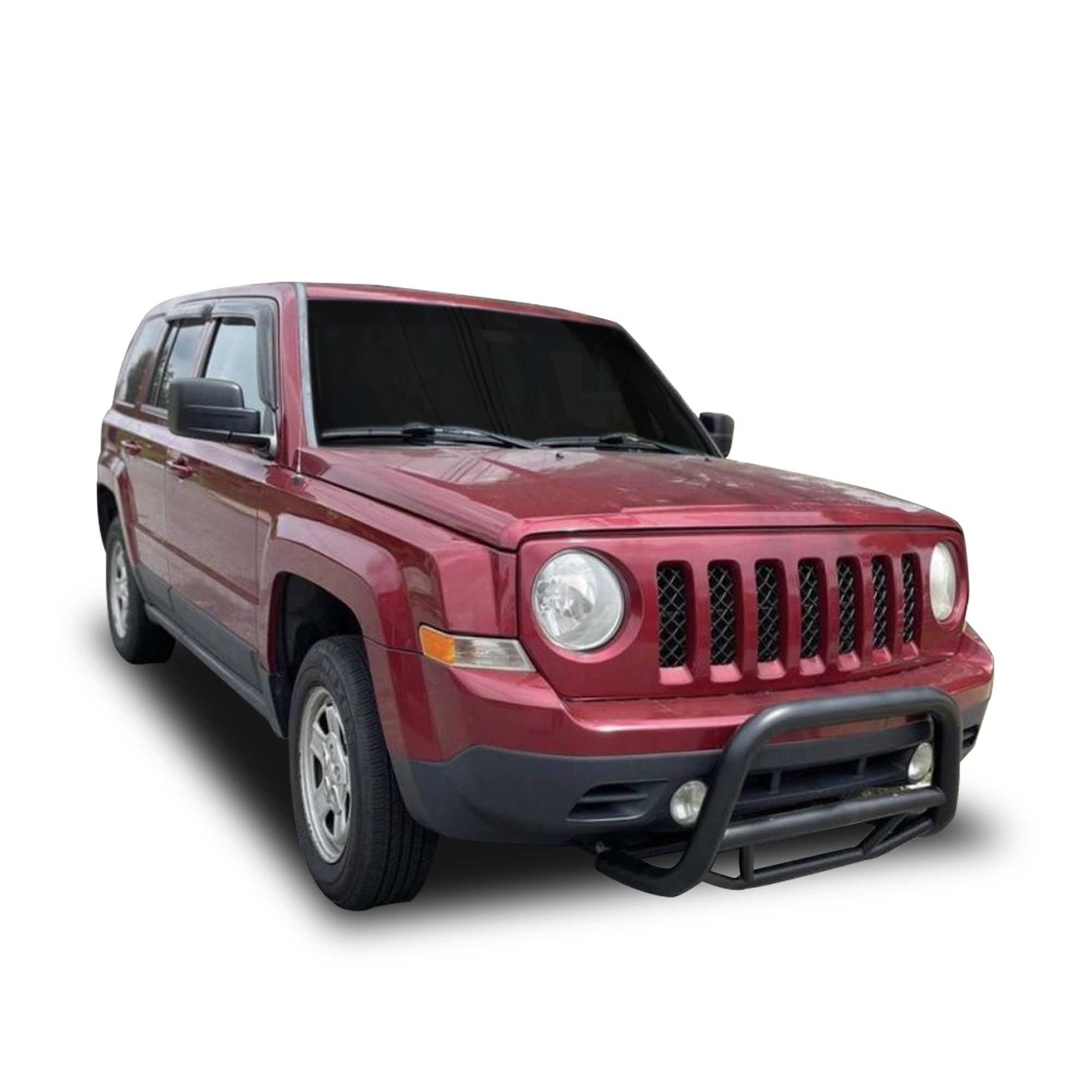 Black Horse Off Road Max Bull Bar Black Steel Compatible with 2008-2017 Jeep Patriot-MBB-JEB9001