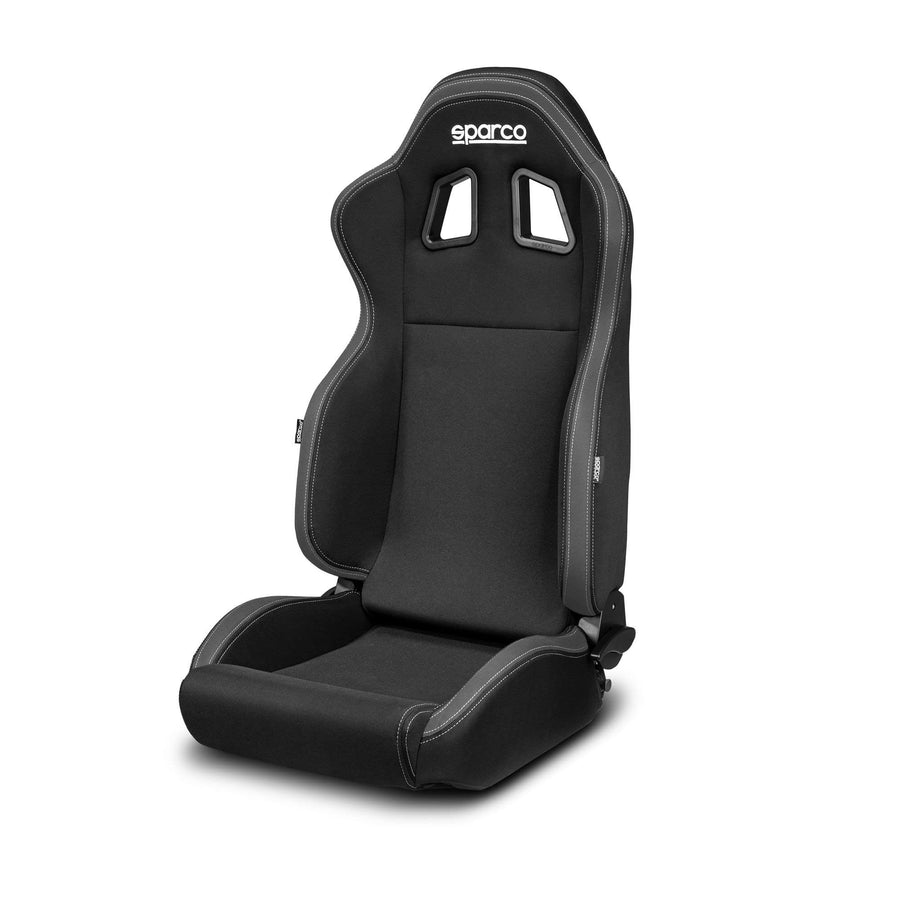 Black/Gray Sparco SEAT R100 Reclining