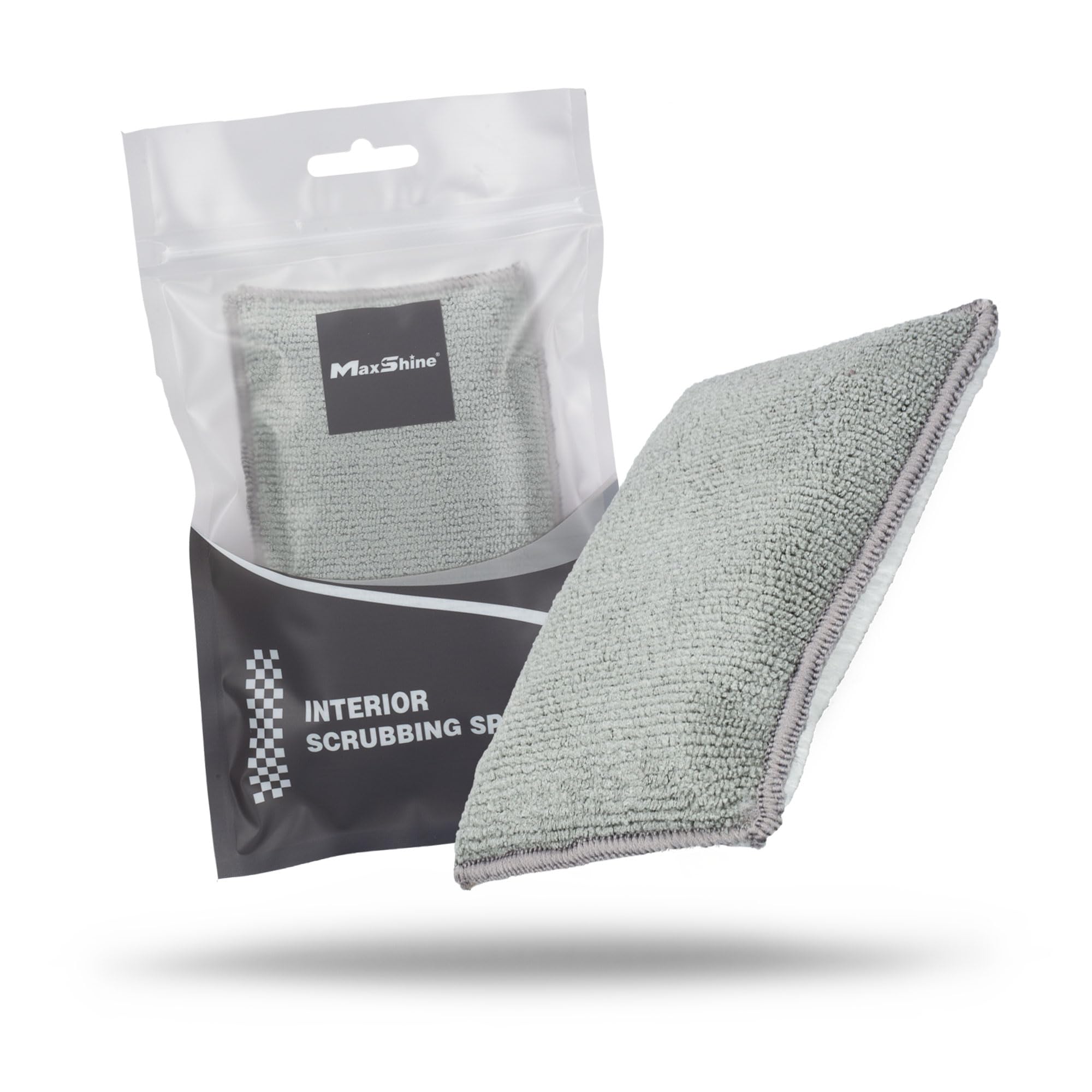 Maxshine Interior Universal Scrubbing Sponge – Durable Detailing Sponge for Cleaning Car Interiors, Leather, Vinyl & Upholstery – Reusable Accessory
