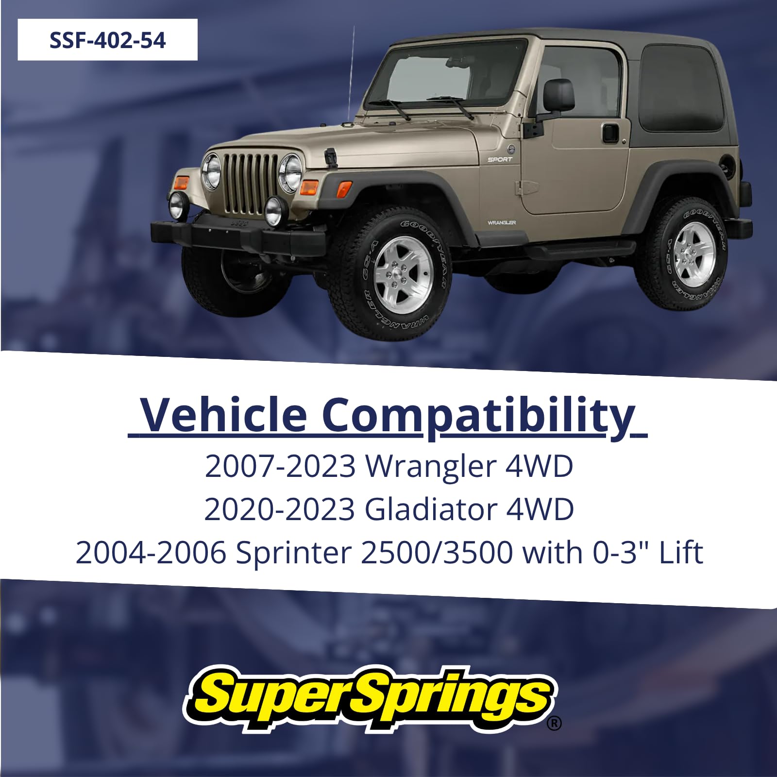 Front SumoSprings for Jeep Wrangler JK SSF-402-54