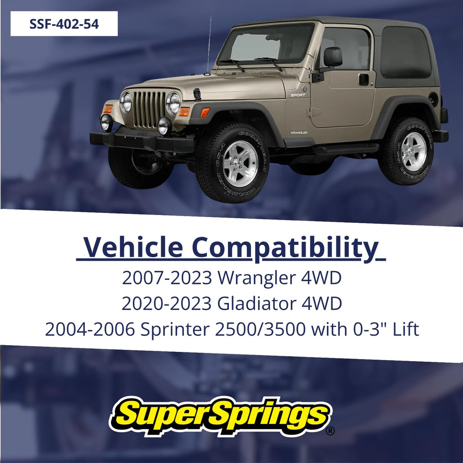 Front SumoSprings for Jeep Wrangler JK SSF-402-54