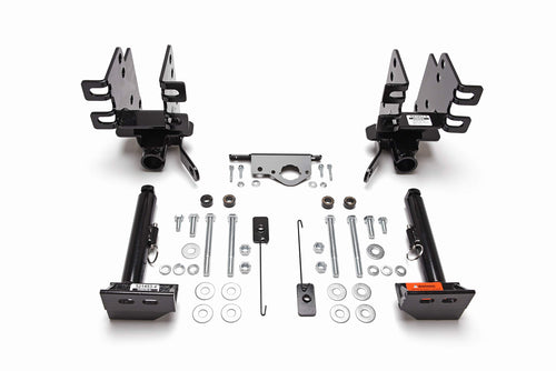 Crossbar Style Roadmaster 521453-4 Base Plates Compatible with 2020-2025 Gladiator Sport, Sport S, Overland, Rubicon, High Altitude and 2018-2025 Wrangler JL Rubicon, Altitude, Sahara, Sport S, Sport
