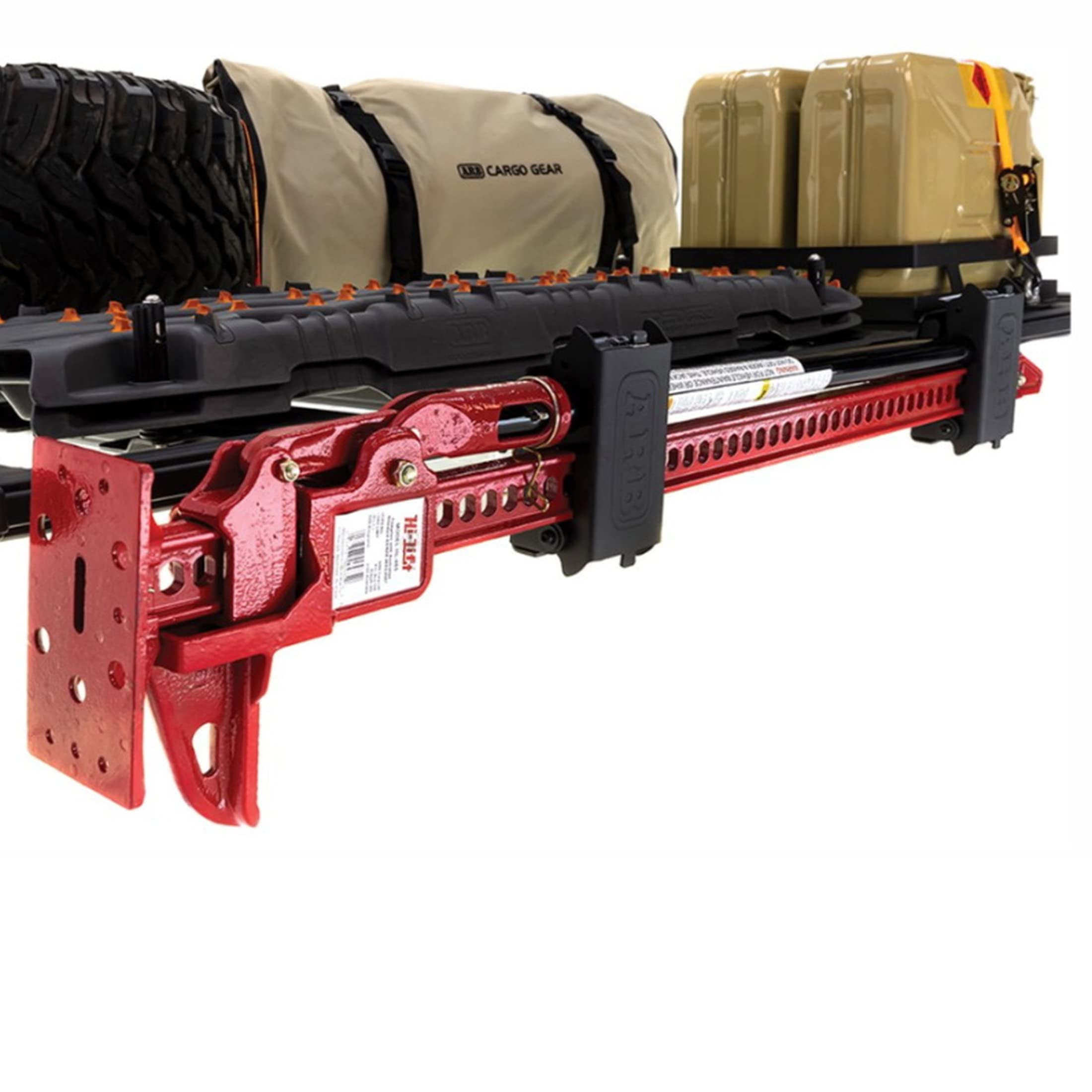 ARB Base Rack 1780280 Hi Lift Jack Holder mounts The Farm Jack in Cradle and Clip to Secure