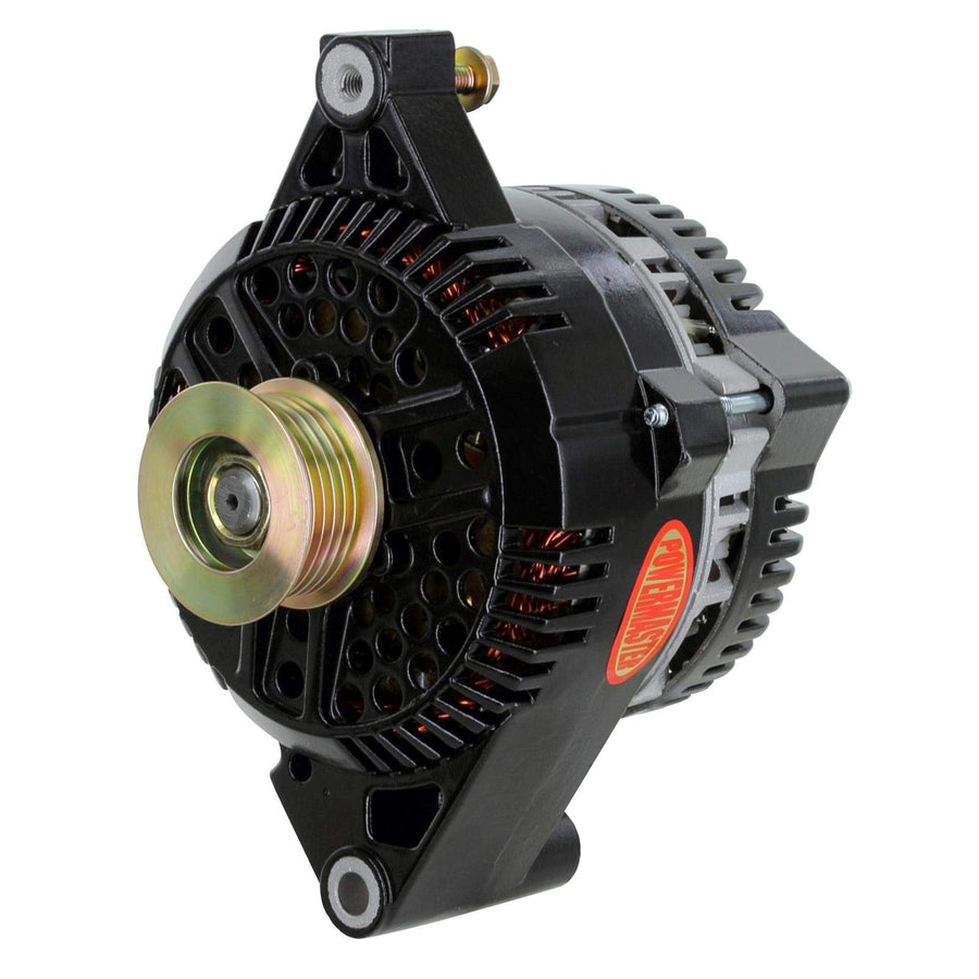 Alt Ford 3G Powermaster Black 200A 6 grv Pulley Large Frame Str MTG 8.11" 3:00 O'clock OE Only VR