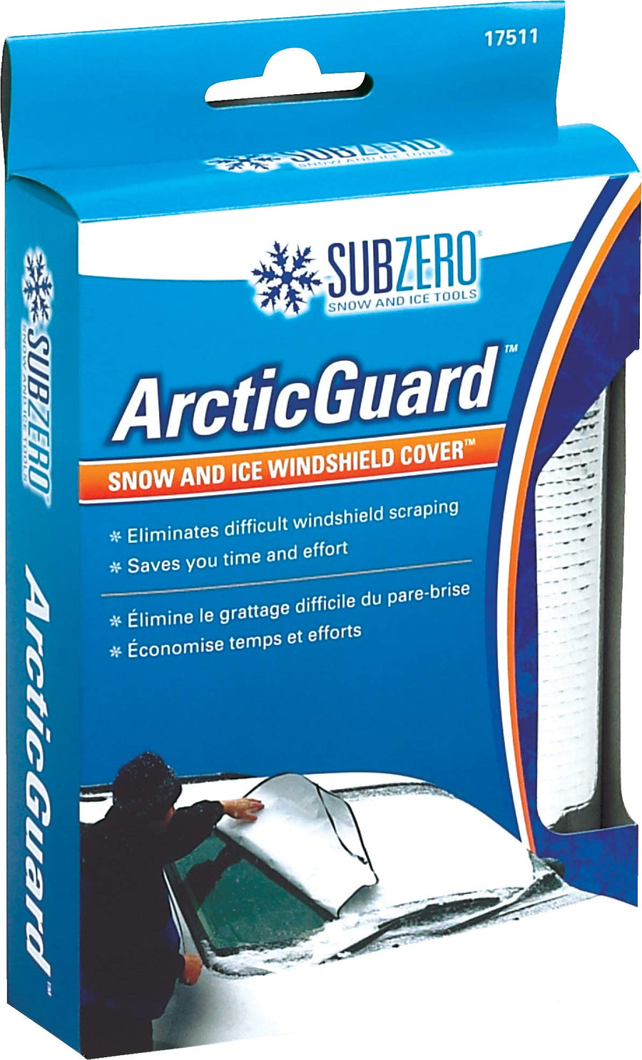 SubZero 17511 Windshield Cover ArticGuard Snow and Ice Universal , 29" H x 70" W